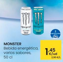 Oferta de Monster - Bebida Energética por 1,45€ en Eroski