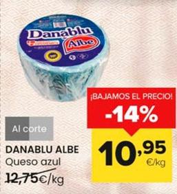 Oferta de Danablu Albe - Queso Azul por 10,95€ en Autoservicios Familia