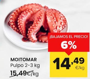 Oferta de Moitomar - Pulpo por 14,49€ en Autoservicios Familia