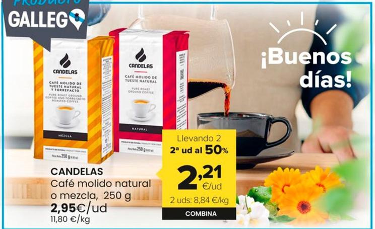 Oferta de Candelas - Cafe Molido Natural O Mezcla por 2,95€ en Autoservicios Familia