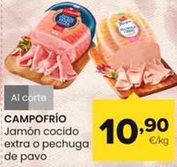 Oferta de Campofrío - Jamón Cocido Extra O Pechuga De Pavo por 10,9€ en Autoservicios Familia