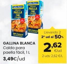 Oferta de Gallina Blanca - Caldo Para Paella Facil por 3,49€ en Autoservicios Familia