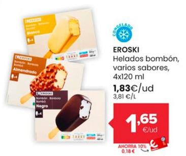 Oferta de Eroski - Helados Bombon, Varios Sabores por 1,83€ en Autoservicios Familia