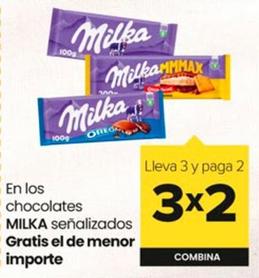 Oferta de Milka - En Los Chocolates Senalizados en Autoservicios Familia