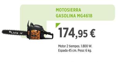 Oferta de Motosierra a gasolina por 174,95€ en BdB