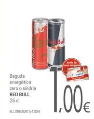 Oferta de Bebida energética por 1€ en Valvi Supermercats