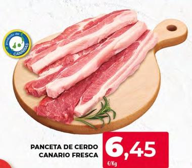Oferta de Panceta De Cerdo Canario Fresca por 6,45€ en SPAR Lanzarote