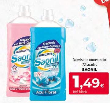 Oferta de Saonil - Suavizante Concentrado por 1,49€ en SPAR Lanzarote