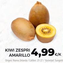 Oferta de Zespri - Kiwi Amarillo por 4,99€ en SPAR Lanzarote