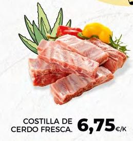 Oferta de Costilla De Cerdo Fresca por 6,75€ en SPAR Lanzarote