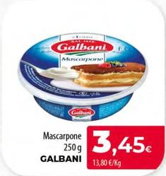 Oferta de Galbani - Mascarpone por 3,45€ en SPAR Lanzarote