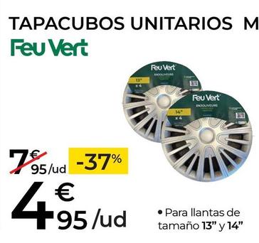 Oferta de Tapacubos por 4,95€ en Feu Vert