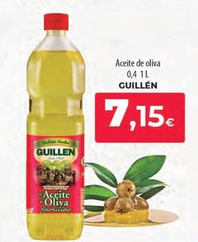 Oferta de Guillen - Aceite De Oliva 0,4 por 7,15€ en Spar Tenerife