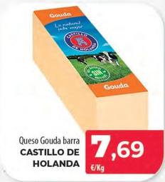 Oferta de Castillo De Holanda - Queso Gouda Barra por 7,69€ en Spar Tenerife