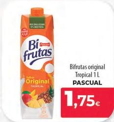 Oferta de Pascual - Bifrutas Original Tropical por 1,75€ en Spar Tenerife
