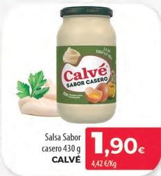 Oferta de Calvé - Salsa Sabor Casero por 1,9€ en Spar Tenerife