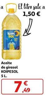 Oferta de Koipesol - Aceite De Girasol por 7,49€ en Alcampo