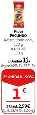 Oferta de Facundo - Pipas por 1,99€ en Alcampo