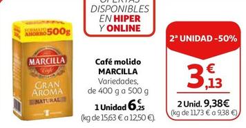 Oferta de Marcilla - Café Molido por 6,25€ en Alcampo