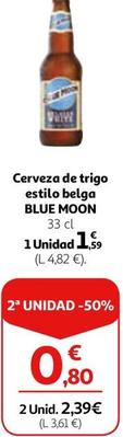 Oferta de Blue Moon - Cerveza De Trigo Estilo Belga por 1,59€ en Alcampo