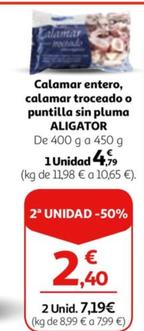Oferta de Calamares por 4,79€ en Alcampo