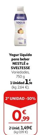 Oferta de Nestlé - Yogur Líquido Para Beber por 1,98€ en Alcampo