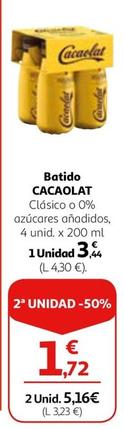Oferta de Cacaolat - Batido por 3,44€ en Alcampo