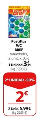Oferta de Bref - Pastillas WC por 3,99€ en Alcampo