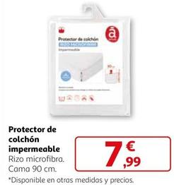 Oferta de Protector De Colchob Impermeable por 7,99€ en Alcampo