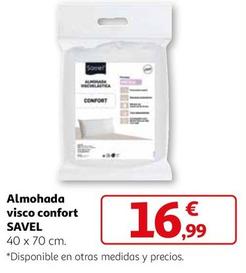 Oferta de Savel - Almohada Visco Confort por 16,99€ en Alcampo