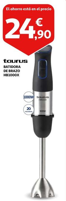 Oferta de Taurus - Batidora De Brazo HB1000X por 24,9€ en Alcampo