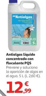 Oferta de PQS - Antialgas Líquido Concentrado Con Floculante por 12,99€ en Alcampo