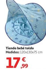 Oferta de Tienda bebé toldo por 17,99€ en Alcampo
