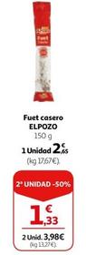 Oferta de Elpozo - Fuet Casero por 2,65€ en Alcampo