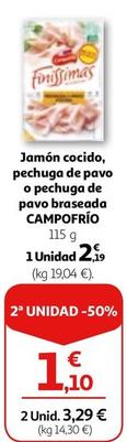 Oferta de Campofrío - Jamon Cocido por 2,19€ en Alcampo
