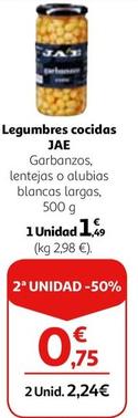 Oferta de JAE - Legumbres Cocidas por 1,49€ en Alcampo