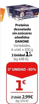 Oferta de Danone - Proteína Desnatada Sin Azúcares Añadidos por 1,99€ en Alcampo