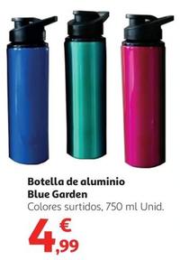 Oferta de Botella De Aluminio Blue Garden por 4,99€ en Alcampo