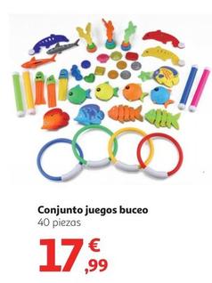 Oferta de Conjunto Juegos Buceo por 17,99€ en Alcampo