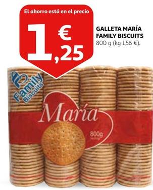 Oferta de María - Galleta Family Biscuits  por 1,25€ en Alcampo
