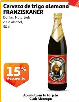 Oferta de Franziskaner - Cerveza De Trigo Alemana en Alcampo