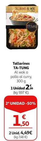 Oferta de Ta Tung - Tallarines por 2,99€ en Alcampo
