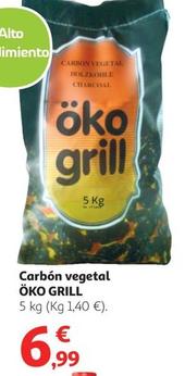 Oferta de Öko Grill - Carbón Vegetal  por 6,99€ en Alcampo