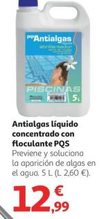 Oferta de PQS - Antialgas Líquido Concentrado Con Floculante por 12,99€ en Alcampo