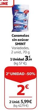 Oferta de Smint - Caramelos Sin Azúcar por 3,99€ en Alcampo