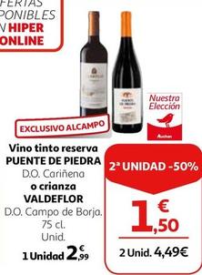 Oferta de Vino tinto por 2,99€ en Alcampo