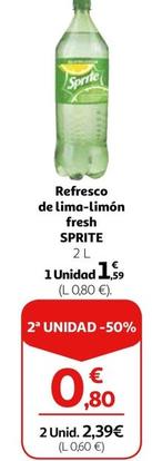 Oferta de Sprite - Refresco De Lima-limon Fresh por 1,59€ en Alcampo
