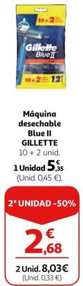 Oferta de Gillette - Máquina Desechable Blue 2 por 5,35€ en Alcampo