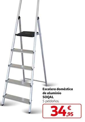 Oferta de Soqal - Escalera Doméstica De Aluminio  por 34,95€ en Alcampo