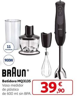 Oferta de Braun - batidora MQ3135 por 39,9€ en Alcampo